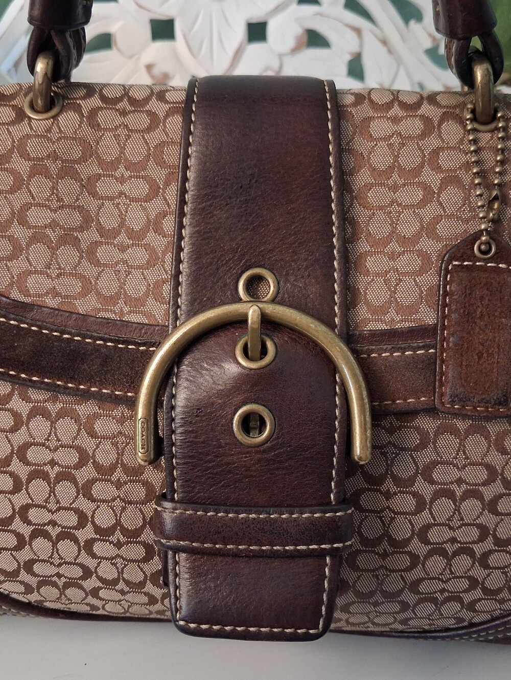 Coach Vintage Y2K Soho Signature Handbag - Picture 16 of 16